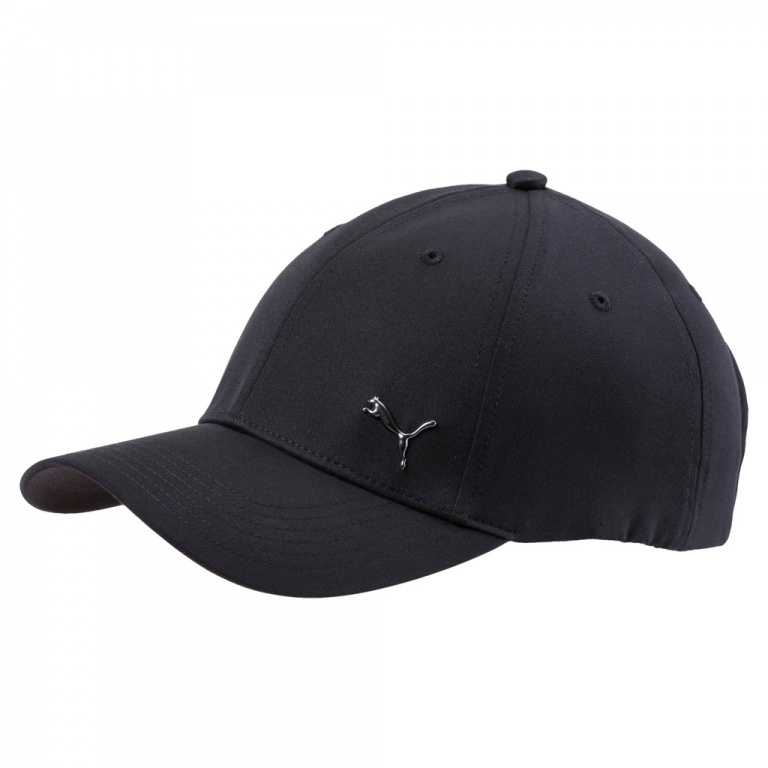 Puma Cap Metal Cat (100% Polyester, Woven) schwarz - 1 Stück